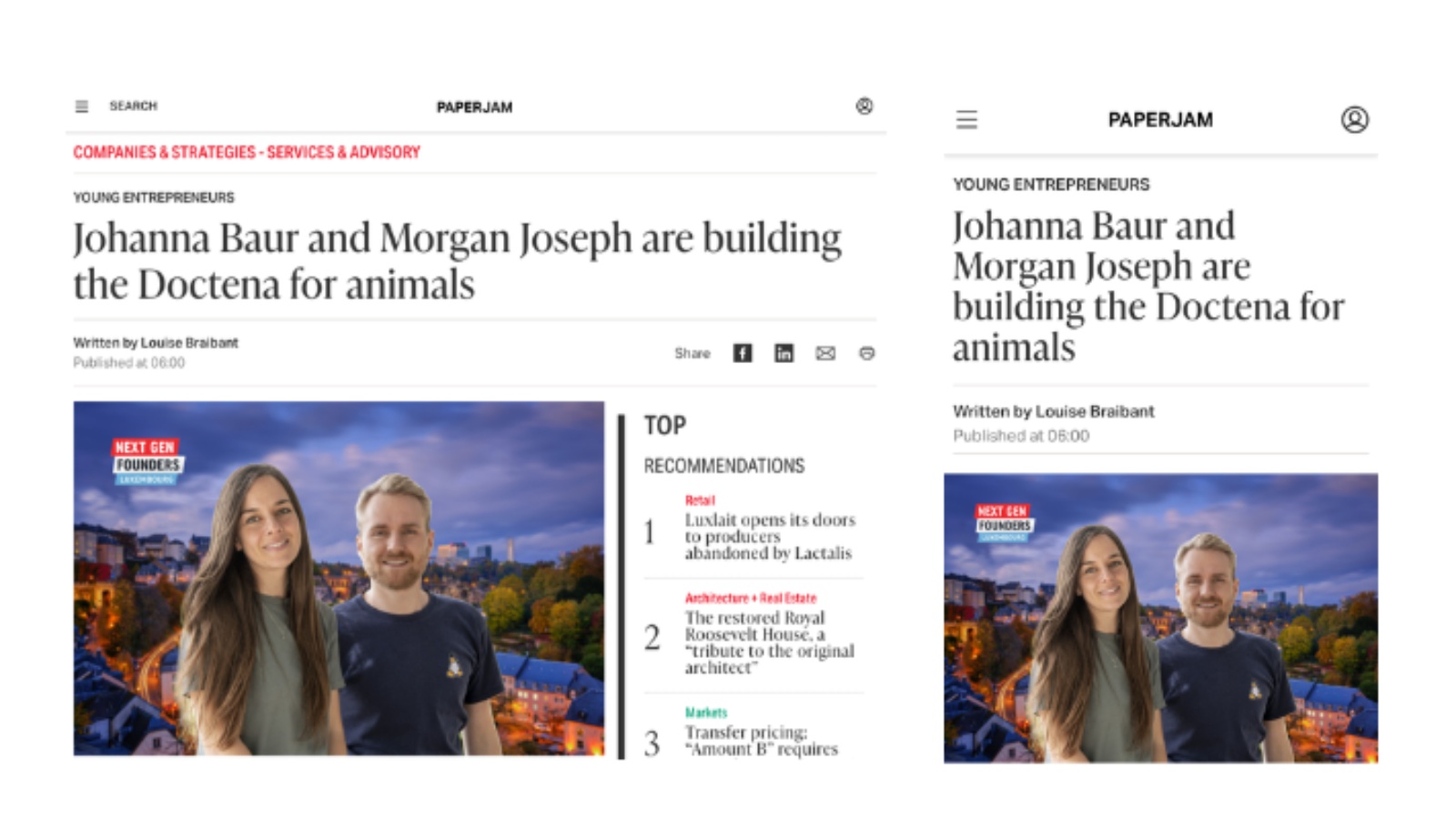 Pet Pro Booking featured in PAPERJAM!